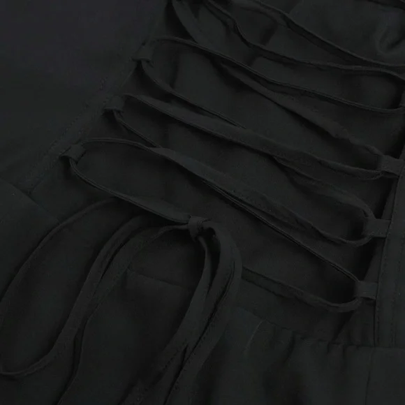 Elegant Black Maxi Dress - Picture 4 of 4